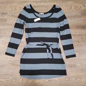 NWT BANANA REPUBLIC | Striped Long Sleeve Dress | Sz. L